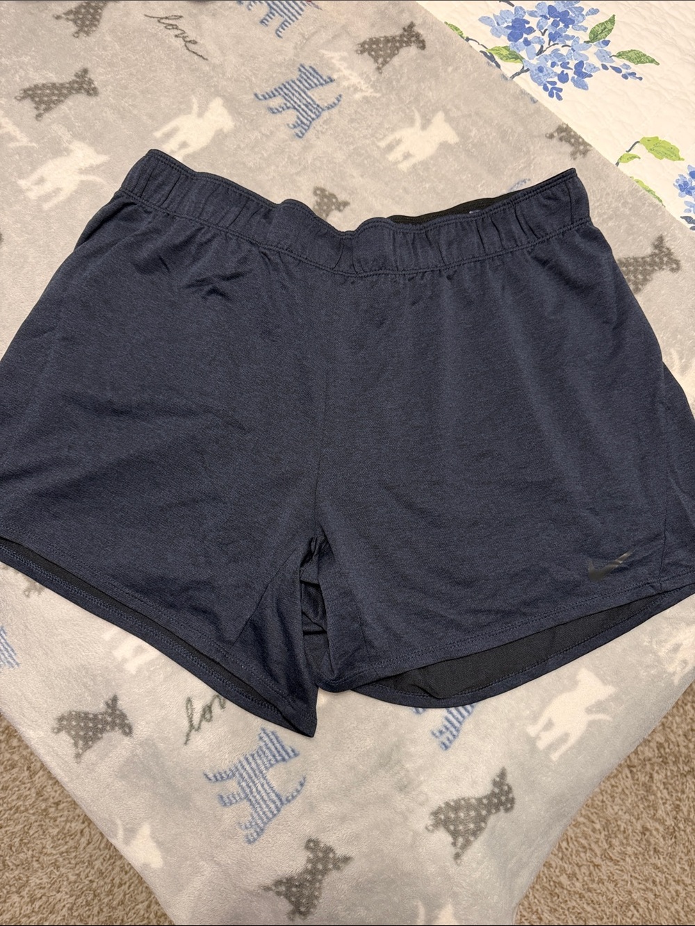 Nike Women’s Navy Blue Athletic Shorts